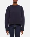 Sacai Sweatshirt With Pleated Fabric Back In Multicolor