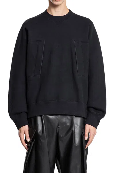Sacai Sweatshirts In Black
