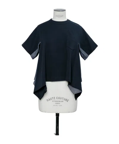 Sacai T Shirt In Black
