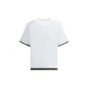 Sacai Pocket-trimmed Jersey T-shirt In White