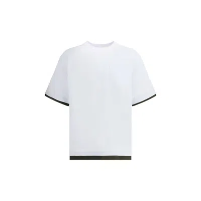SACAI T-SHIRT DOUBLE LAYERS