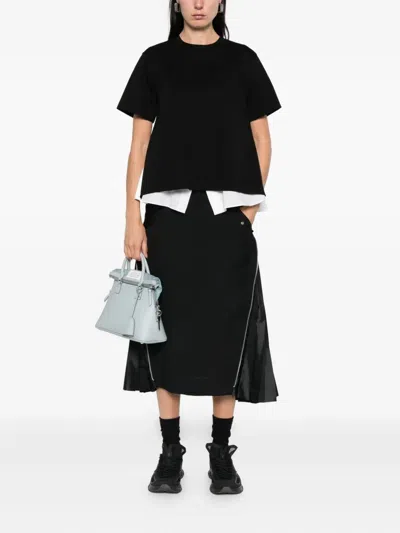 Sacai T-shirt  In Black