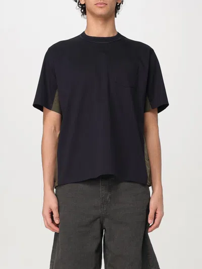 Sacai T-shirt  Men Color Blue