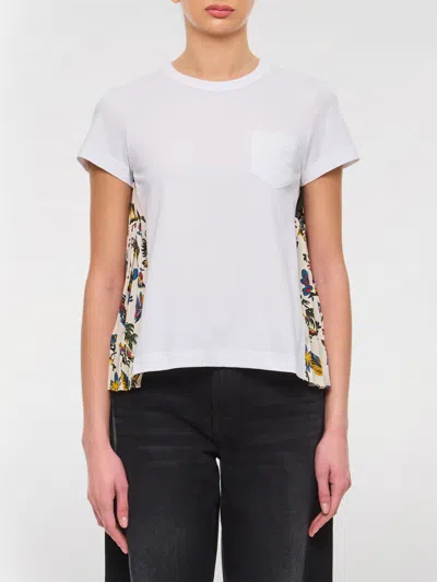 Sacai T-shirt  Woman Colour White