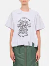 SACAI T-SHIRT SACAI WOMAN COLOR WHITE,G09811001