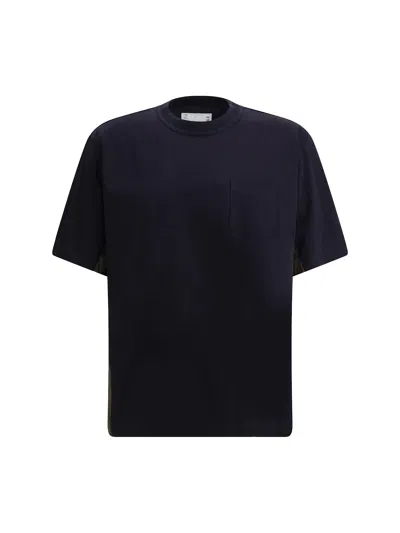 SACAI T-SHIRT WITH POCKETS