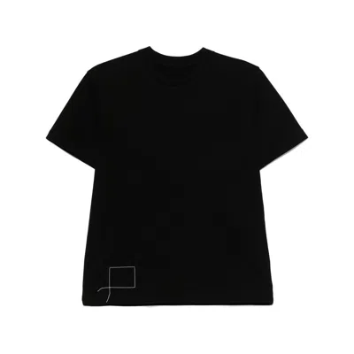 Sacai T-shirts In Black