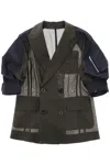 SACAI SACAI "TAFFETA JACKET WITH SLEEVES"