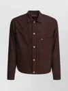 Sacai Tailored Jacket With Adjustable Back Strap In Brown