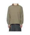 Sacai Taupe Cotton Jersey L/s T-shirt In Nude