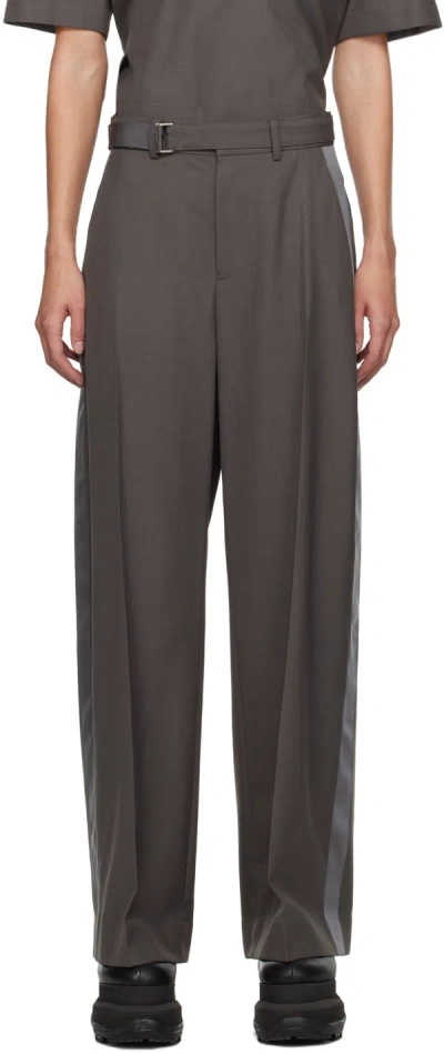 Sacai Taupe Suiting Trousers
