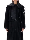 Sacai Teddy Cropped Bomber