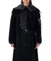 Sacai Teddy Cropped Bomber