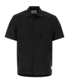 Sacai Pocket Short-sleeve Shirt In Black