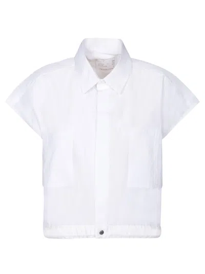 SACAI THOMAS WHITE SHIRT