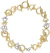 Sacai Toggle Clasp Necklace In Yellow