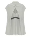 Sacai Layered-design Blouse In White