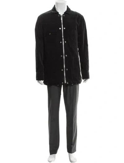 Pre-owned Sacai Trench Coat In Black