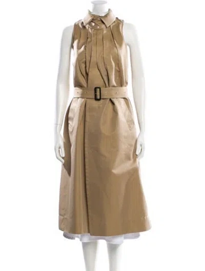 Pre-owned Sacai Trench Coat In Neutral