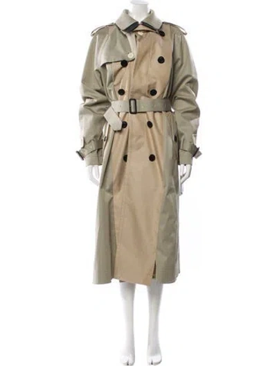 Pre-owned Sacai Trench Coat W/ Tags In Neutral