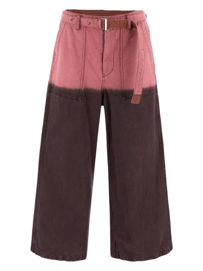 Sacai Trouser Man In Multicolor