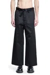 Sacai Man Black Trousers In Black