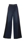 Sacai Trousers In Blue