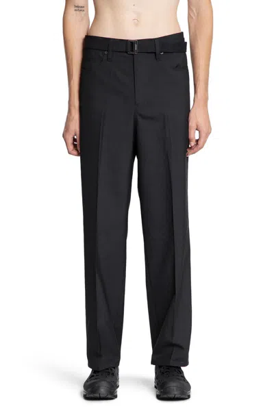 Sacai Trousers In Black
