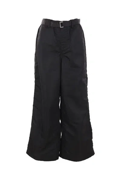 Sacai Trousers In Black