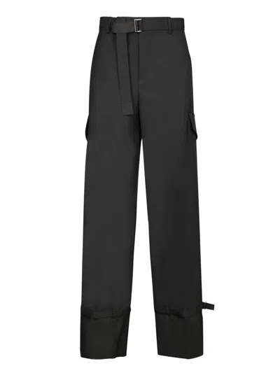Sacai Trousers In Black