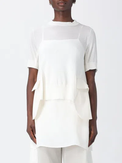 Sacai T-shirt Woman  In White