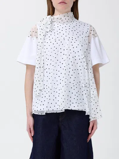 Sacai T-shirt Women  In White