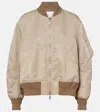 Sacai Zip-fastening Bomber Jacket In Brown