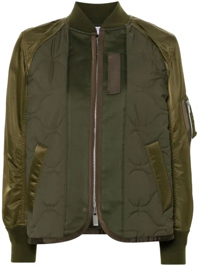 SACAI TWILL BOMBER JACKET