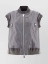 Sacai Baseball-collar Zip-up Gilet