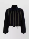 Sacai Two-tone Wool Bomber Jacket