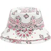 SACAI SACAI UNISEX OFF WHITE BANDANA-PRINT BUCKET HAT