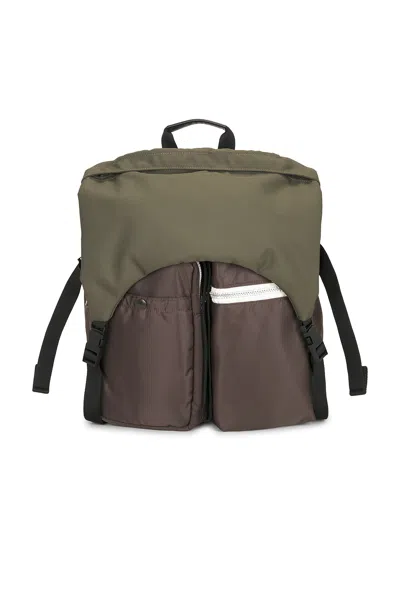 Sacai Utility Backpack In Dark Khaki