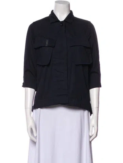 Pre-owned Sacai Utility Jacket In Blue