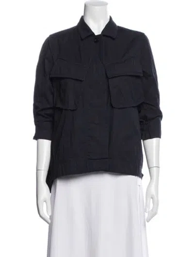 Pre-owned Sacai Utility Jacket In Blue