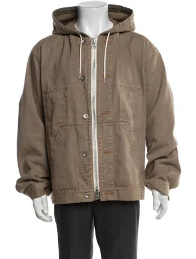 Pre-owned Sacai Utility Jacket In Brown