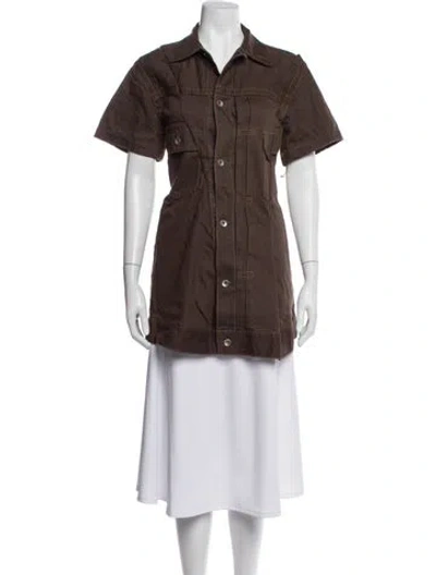 Pre-owned Sacai Utility Jacket In Brown