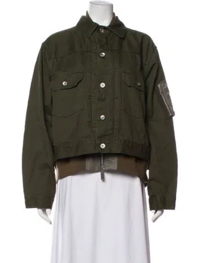 Pre-owned Sacai Utility Jacket In Gray