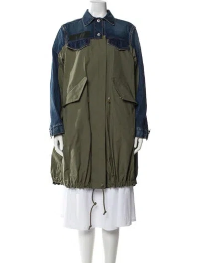 Pre-owned Sacai Utility Jacket In Green