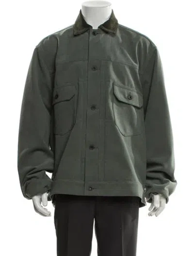 Pre-owned Sacai Utility Jacket In Green