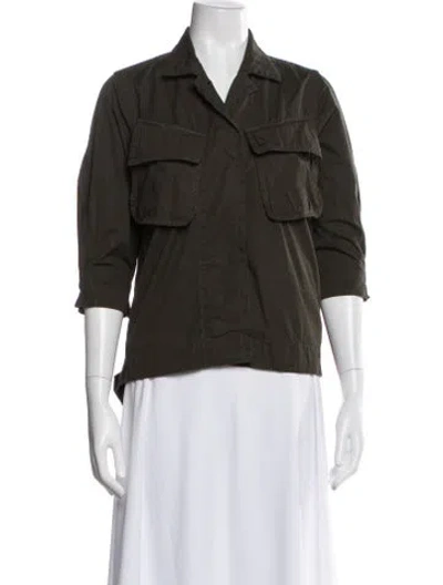 Pre-owned Sacai Utility Jacket In Green