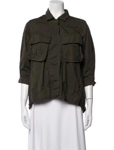 Pre-owned Sacai Utility Jacket In Green