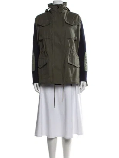 Pre-owned Sacai Utility Jacket In Green