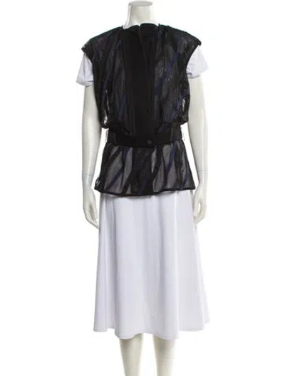 Pre-owned Sacai Vest In Black