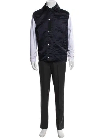 Pre-owned Sacai Vest In Blue